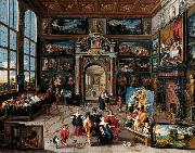 Frans Francken II Galerie eines Sammlers oil painting